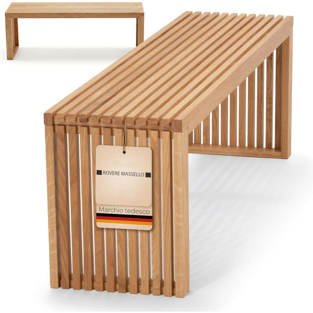 per ingresso panchine legno