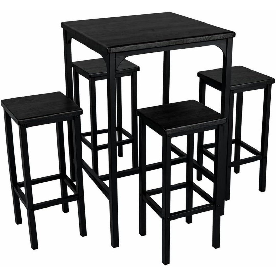 set bar nero reclinabile 1