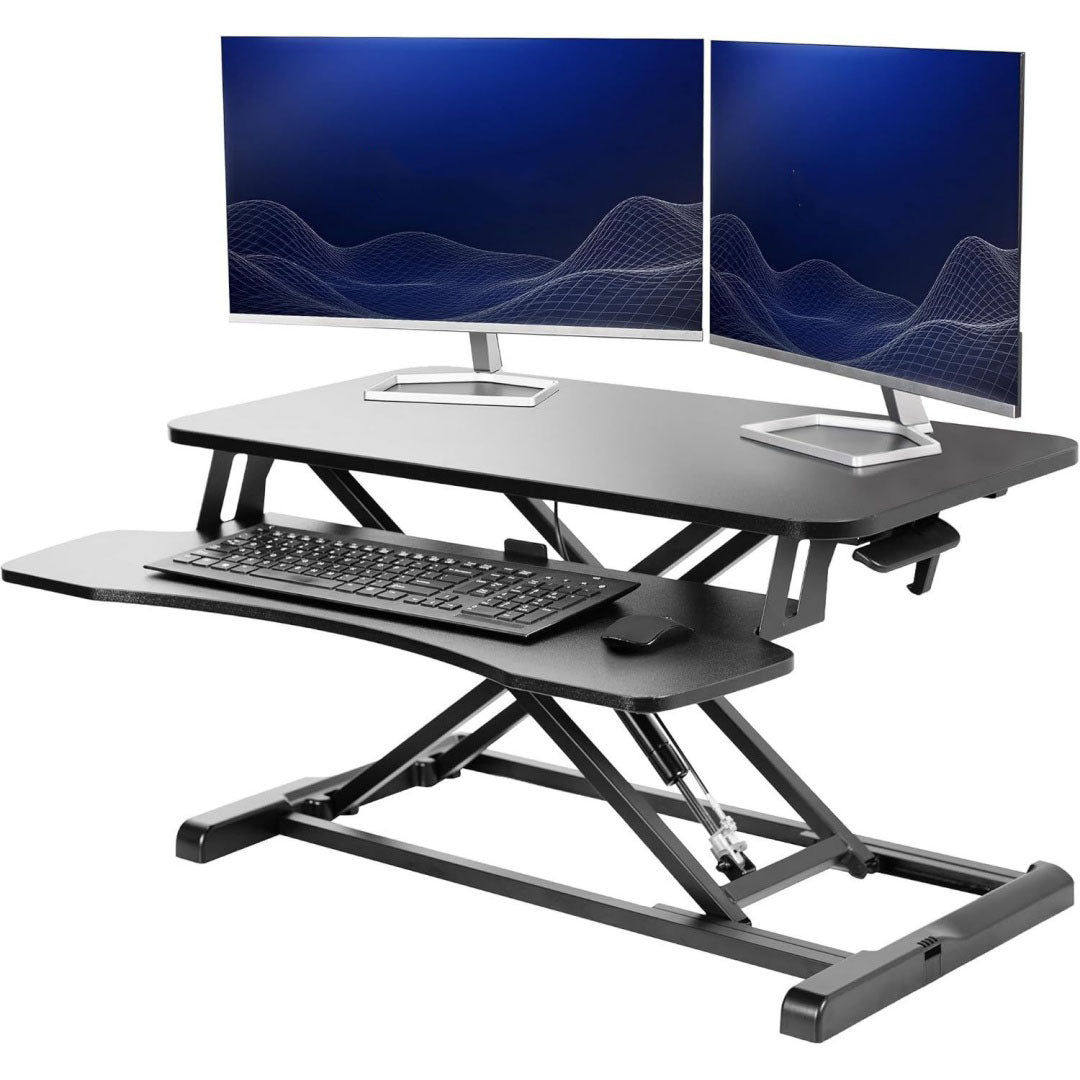 postazioni di lavoro per computer nero ufficio doppio